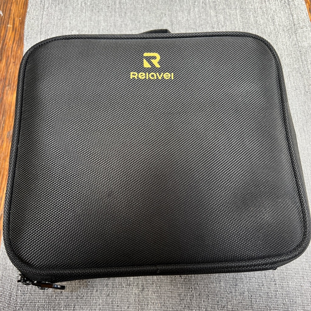 Relavel Travel Makeup Case Makeup Cosmetic Case Organizer Portable Storage Bag